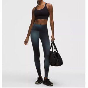 NWT Lululemon Wunder Train High-Rise 28" -- size 4 -- Midnight Haze Black Multi